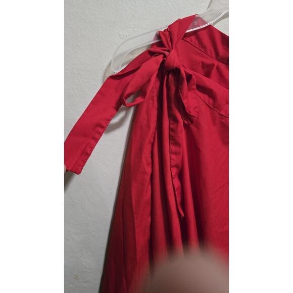 Falda Folklorico Women's Red White Green Yellow Blue Ribbon Skirt Size M - Picture 8 of 12